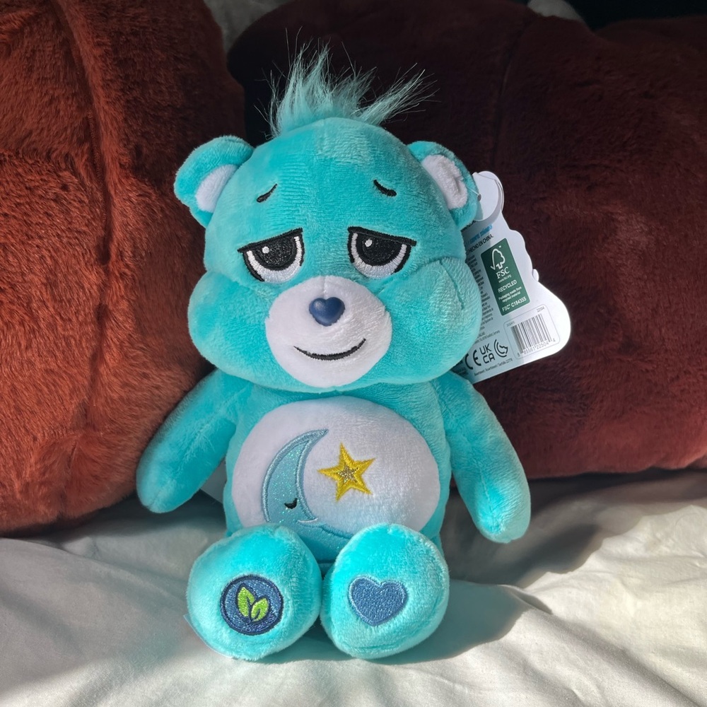 *LIMITED EDITION Care Bears Fun size Sparkle Bedtime Bear 9”